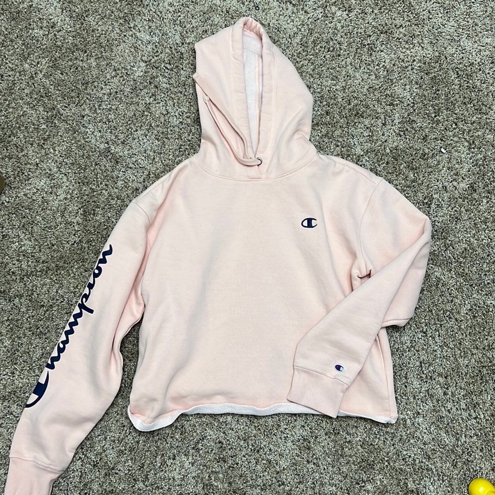 Champion cropped hoodie